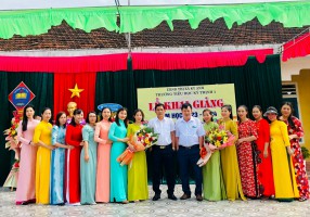 TRƯỜNG TIỂU HỌC KỲ THINH I  LONG TRỌNG TỔ CHỨC LỄ KHAI GIẢNG NĂM HỌC 2023-2024.