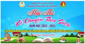 Trường TH Kỳ Thịnh 1 tổ chức Hội thi kể chuyện theo sách năm học 2023-2024