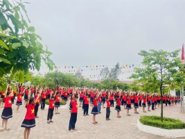 Trường Tiểu học Kỳ Thịnh 1 Tổ chức các hoạt động chào mừng ngày 30/4 và 1/5