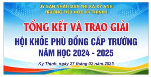 Trường TH Kỳ Thịnh 1 tổ chức thành công Hội khỏe Phù Đổng năm học 2024-2025