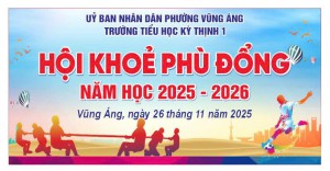 Trường TH Kỳ Thịnh 1 – Tổ chức Hội khỏe phù đổng năm học 2025 – 2026