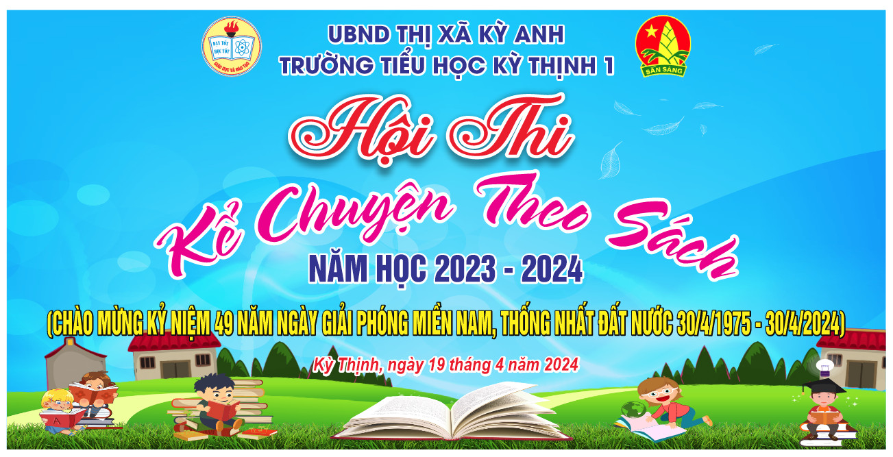 Trường TH Kỳ Thịnh 1 tổ chức Hội thi kể chuyện theo sách năm học 2023-2024