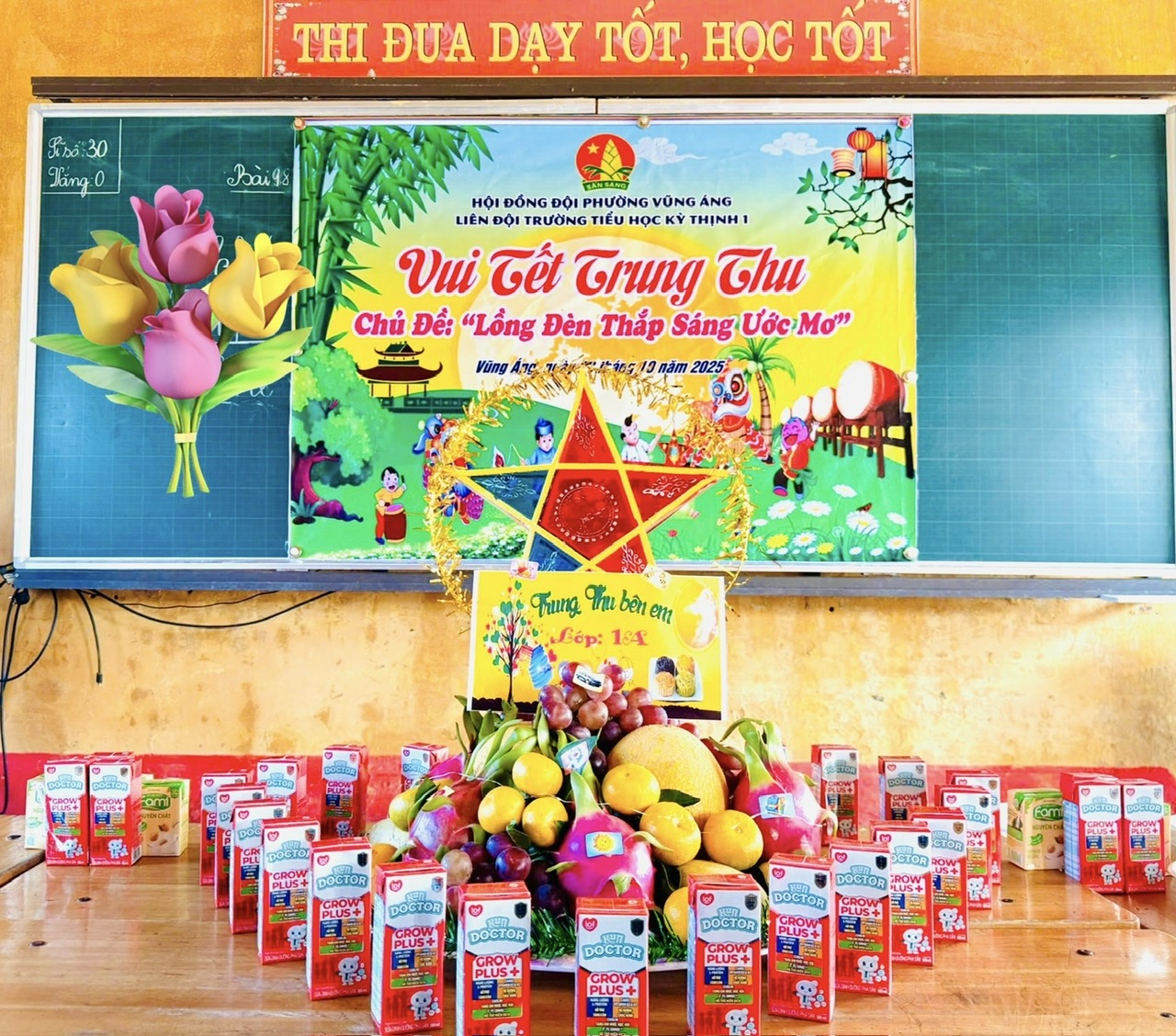 LIÊN ĐỘI TRƯỜNG TIỂU HỌC KỲ THỊNH 1 TỔ CHỨC CHƯƠNG TRÌNH TẾT TRUNG THU NĂM 2025